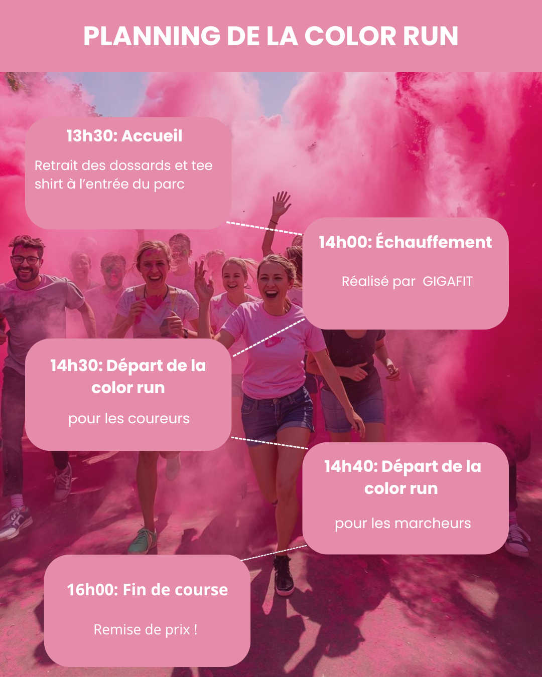 14h00 Accueil et échauffemment